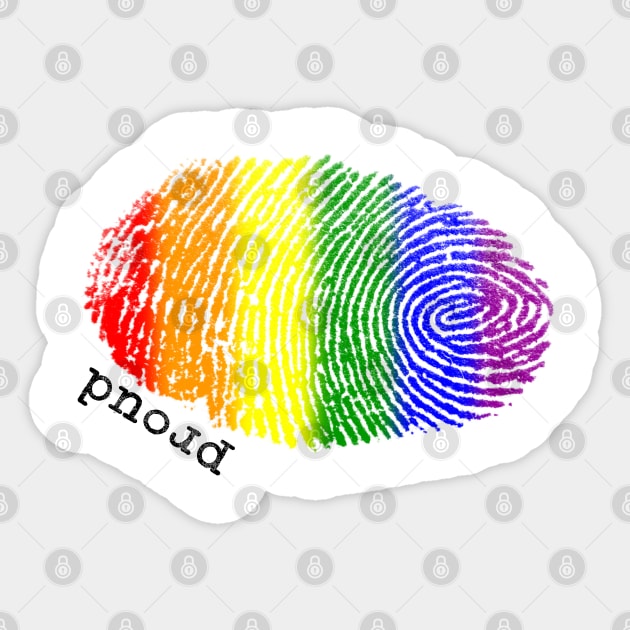 Pride flag Sticker by Shopx